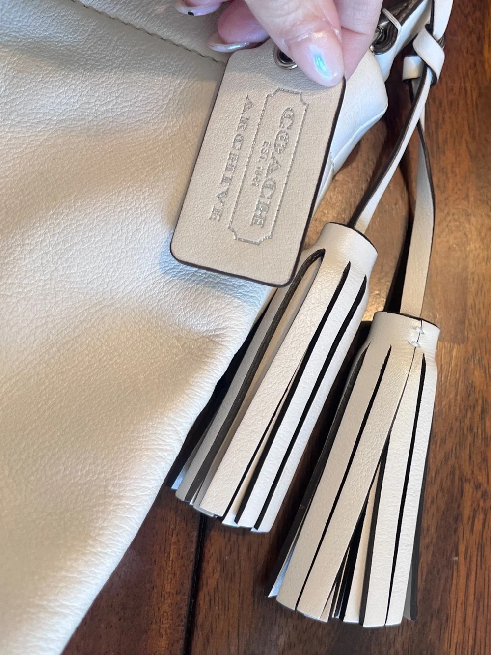 Coach comfortable cream